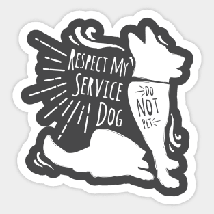 Service Dog Heroes Sticker